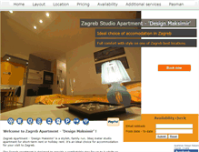 Tablet Screenshot of myapartmentzagreb.com